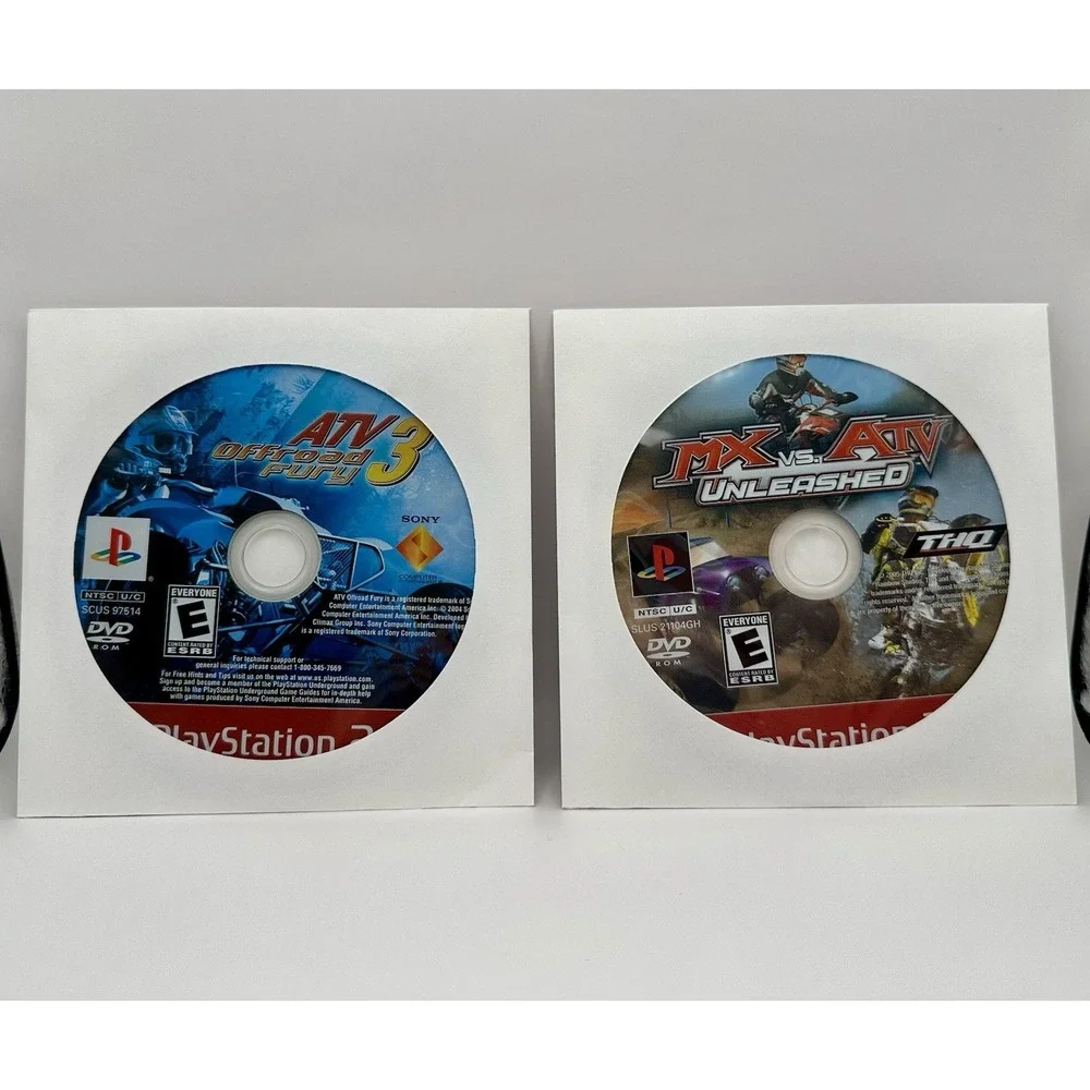 ATV Offroad Fury 1 2 3 MX vs ATV Unleashed PS2 Games Lot Bundle Collection THQ